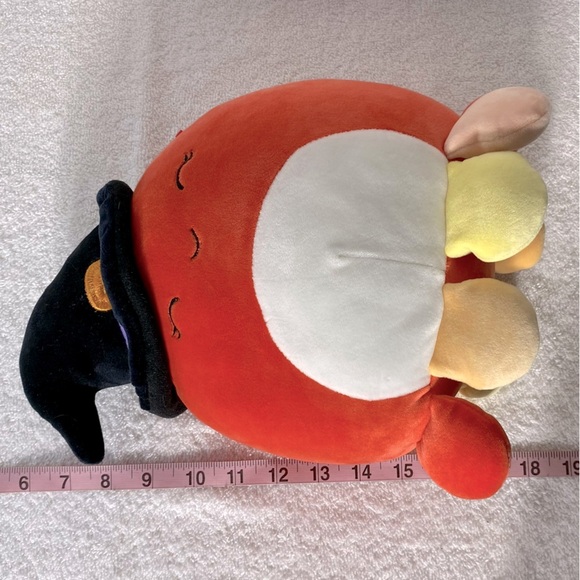 Squishmallows Orange Detra The Octopus W Witch Hat Halloween Plush - Picture 11 of 12